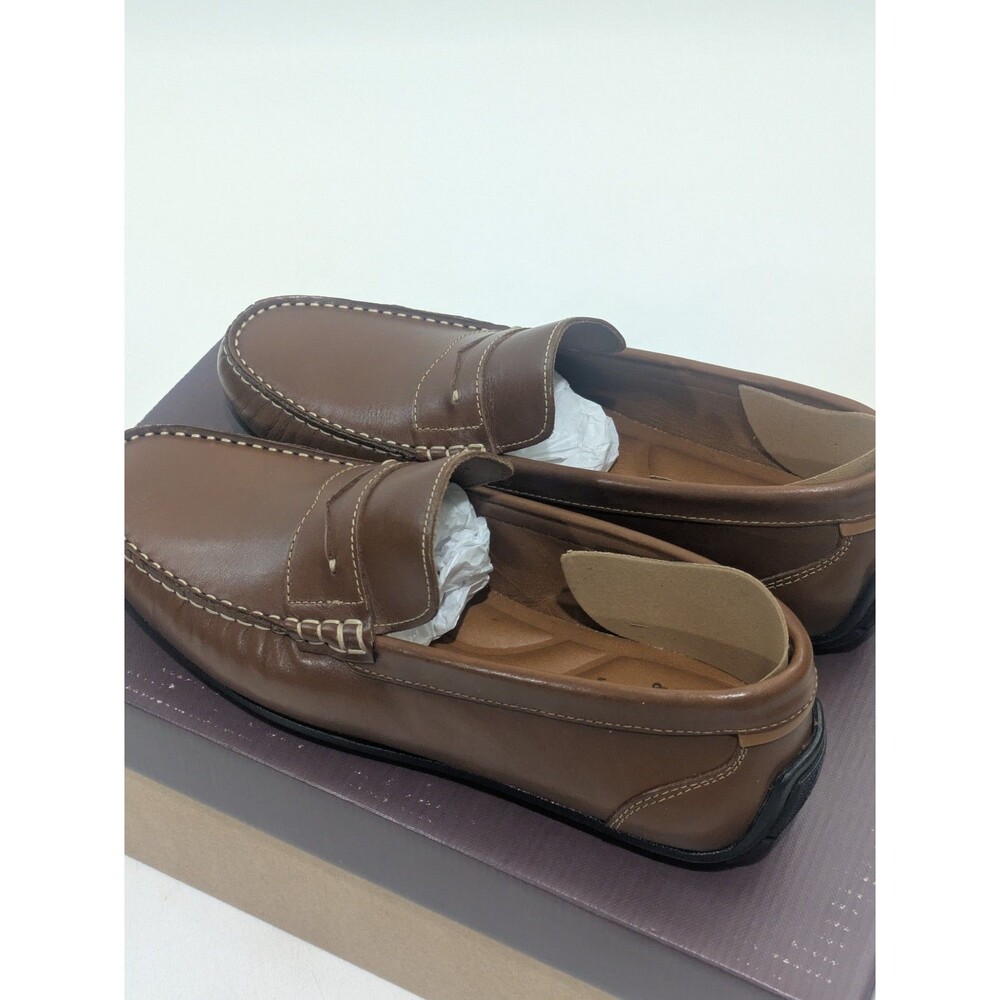 Johnston & Murphy Beck Loafers Tan Full Grain Leather Men’s 8.5 M - Picture 7 of 12
